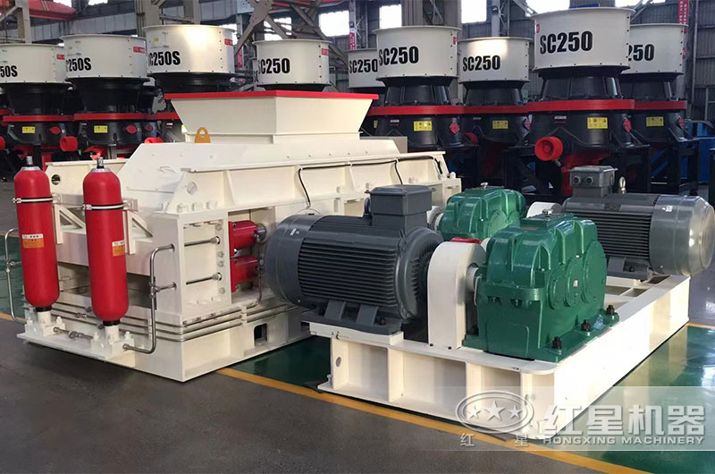 對輥制砂機雙電機驅動 對輥制砂機雙電機驅動