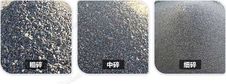 多種規格石料成品，石料規格可隨意切換