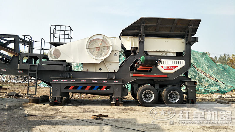 廊坊移動(dòng)制砂廠安裝中，很快就可以開業(yè)了